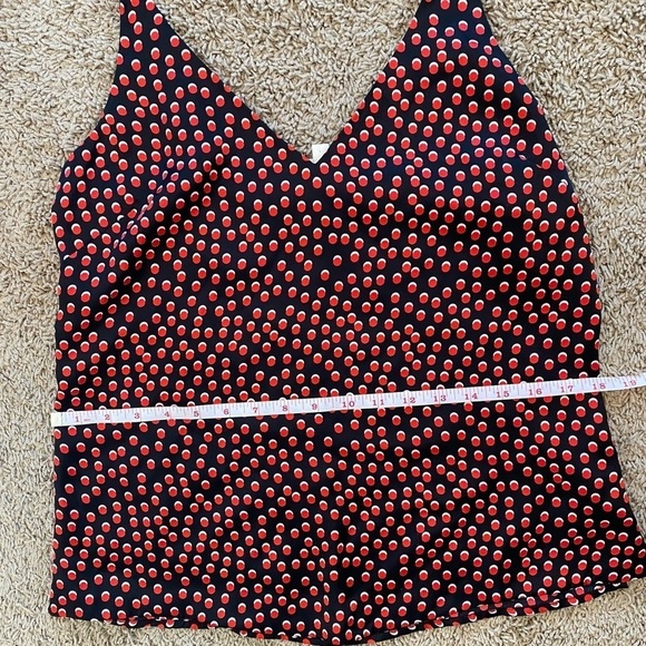 L’Agence Silk V-Neck Camisole Gabriella Tank - Picture 14 of 14